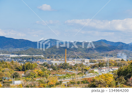 新城市の街並み(愛知県) 新城市の街並み(愛知県) 134964200