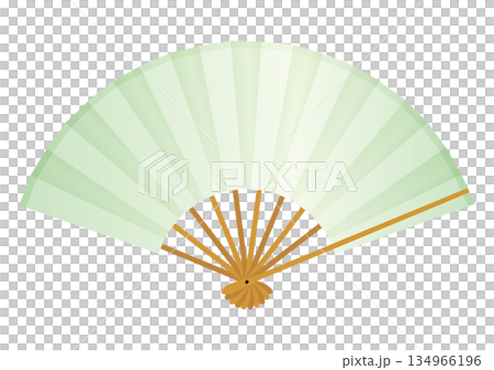 綠色風扇向量圖 綠色風扇向量圖 134966196