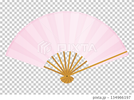 粉紅色扇子向量圖 粉紅色扇子向量圖 134966197