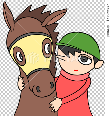 動物與人——賽馬、賽馬、騎師 動物與人——賽馬、賽馬、騎師 134966537