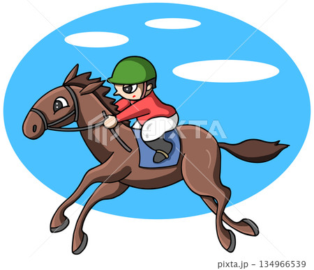 動物・人物 - 競馬・競走馬・騎手 134966539