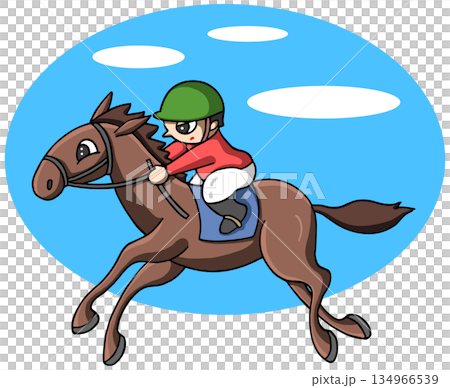 動物・人物 - 競馬・競走馬・騎手 134966539