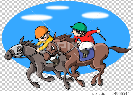 動物・人物 - 競馬・競走馬・騎手 動物・人物 - 競馬・競走馬・騎手 134966544