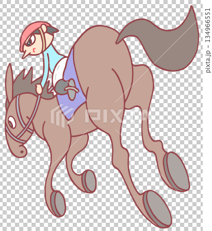 動物・人物 - 競馬・競走馬・騎手 動物・人物 - 競馬・競走馬・騎手 134966551