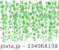 水彩風のグリーンネックレス 134968138
