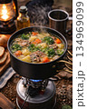 キャンプで作るスープ 134969099