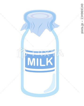 ビン牛乳のアイコン 134969140