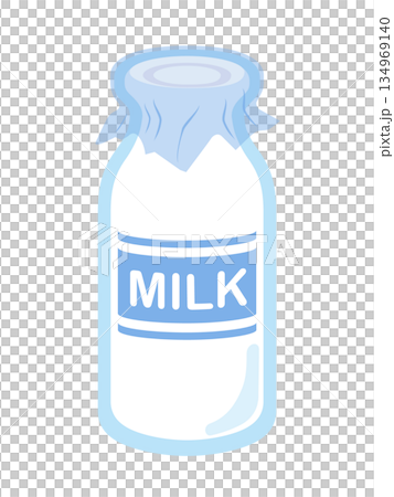 ビン牛乳のアイコン 134969140