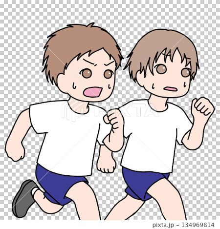 駆けっこ 134969814