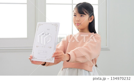 通信簿 親子の会話 通信簿 親子の会話 134970232