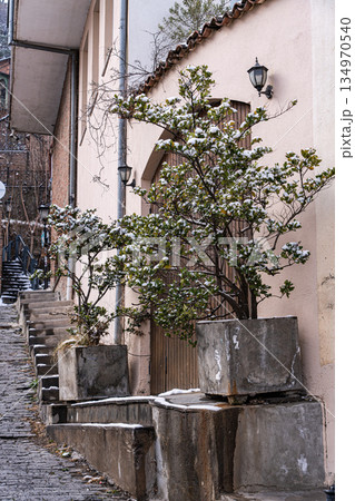 Door in the old town of Tbilisi 134970540