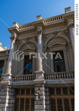 Beautiful architecture of Athens historical downtown Beautiful architecture of Athens historical downtown 134970544