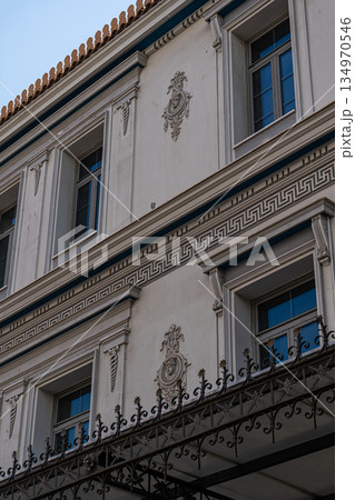 Beautiful architecture of Athens historical downtown Beautiful architecture of Athens historical downtown 134970546