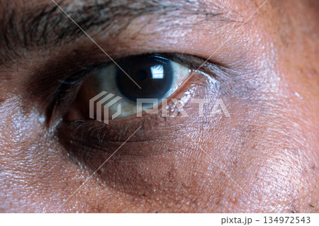 Extreme Close Up Of Human Male Eye 134972543
