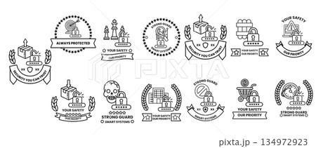 A collection of symbols and icons that represent different concepts and ideas A collection of symbols and icons that represent different concepts and ideas 134972923