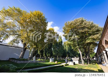 イスタンブールトプカプ宮殿庭園 134976451