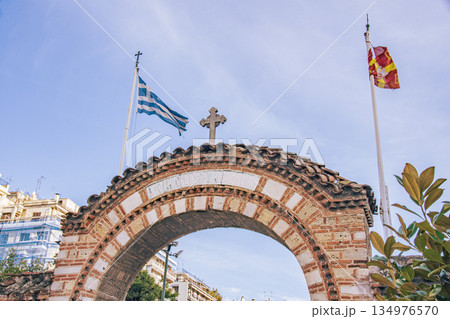 ギリシャのテッサロニキでの観光風景 134976570