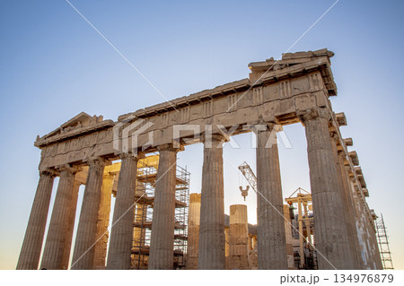 ギリシャのアテネでの観光風景 ギリシャのアテネでの観光風景 134976879