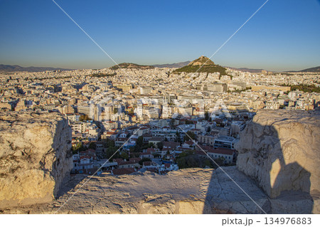 ギリシャのアテネでの観光風景 134976883