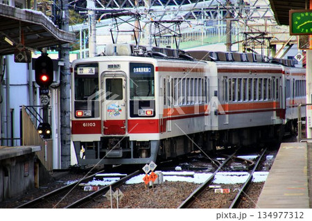 鬼怒川公園駅にて… 6050系 電車 134977312