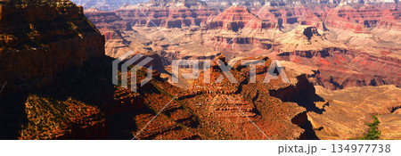 Hazy Sky Day At The Grand Canyon Arizona 134977738