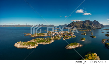 Henningsvaer Lofoten is an archipelago in the county of Nordland, Norway. 134977993