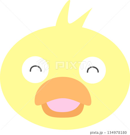 ひよこ　笑 134978180