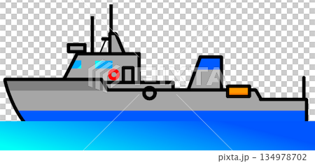 Minesweeping boat Minesweeping boat 134978702
