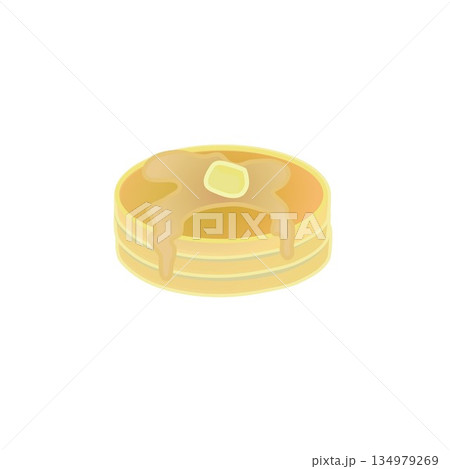 パンケーキのイラスト 134979269