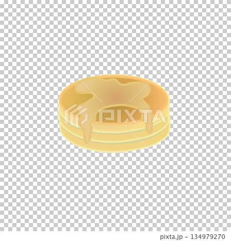 薄煎餅的例證 134979270