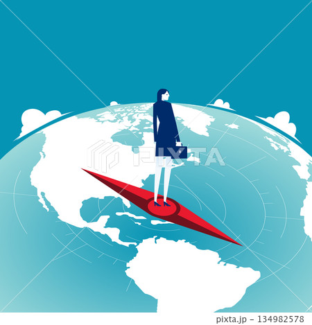 Compass. Looking the direction for business 134982578