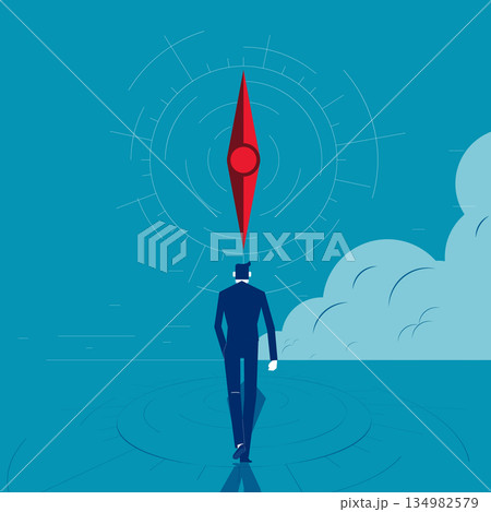 Compass. Looking the direction for business 134982579