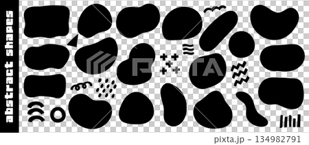 Abstract Shape Basic Frame Set Abstract Shape Basic Frame Set 134982791