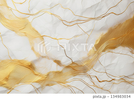 Abstract texture with golden flowing accents 134983034