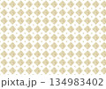 水彩風の菱形を並べた金色の背景 134983402