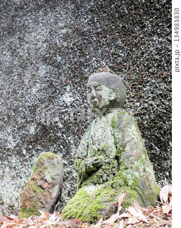 岩隈山の切通し　癒しの石仏　（熊本県山鹿市） 134983830