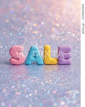 カラフルなSALEの文字 134983945