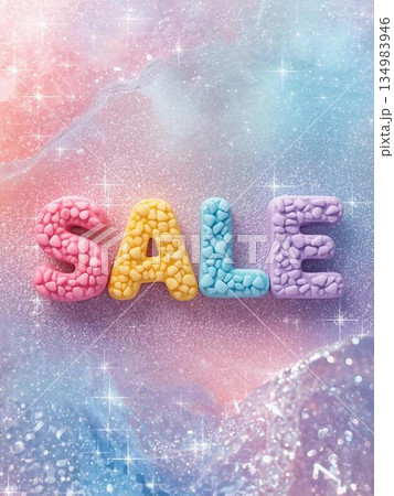 カラフルなSALEの文字 134983946