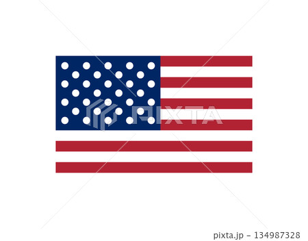 United states flag with stars and stripes patterned design United states flag with stars and stripes patterned design 134987328