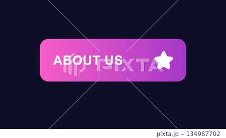 About us button with gradient design and star icon for website or app interface About us button with gradient design and star icon for website or app interface 134987702