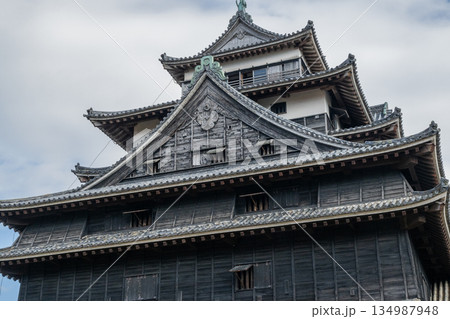 国宝 松江城 -島根県松江市- 国宝 松江城 -島根県松江市- 134987948