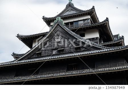 国宝 松江城 -島根県松江市- 国宝 松江城 -島根県松江市- 134987949