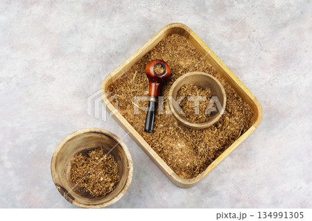 Tobacco Smoking pipe and tobacco 134991305