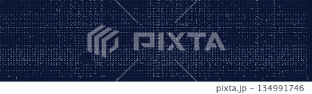 Futuristic tech grid pattern on digital dark background Futuristic tech grid pattern on digital dark background 134991746