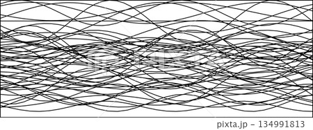Abstract wavy line pattern with dynamic curves and movement 134991813
