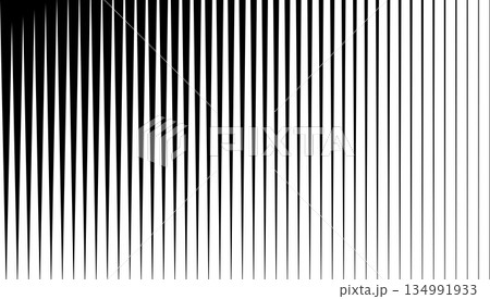 Monochrome vertical stripes creating gradient pattern 134991933