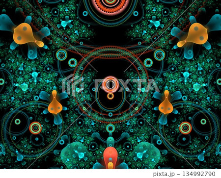 Imaginatory fractal abstract background Image 134992790