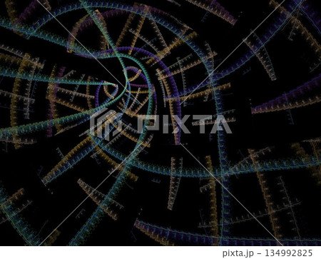 Imaginatory fractal abstract background Image 134992825