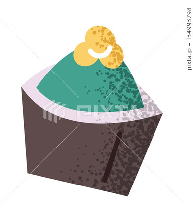 Tasty sushi sticker oriental snack 134993798