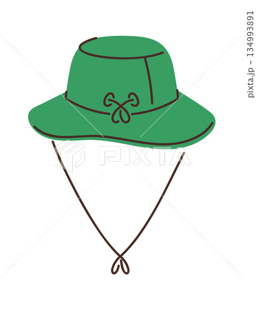 Green panama hat summer headwear 134993891